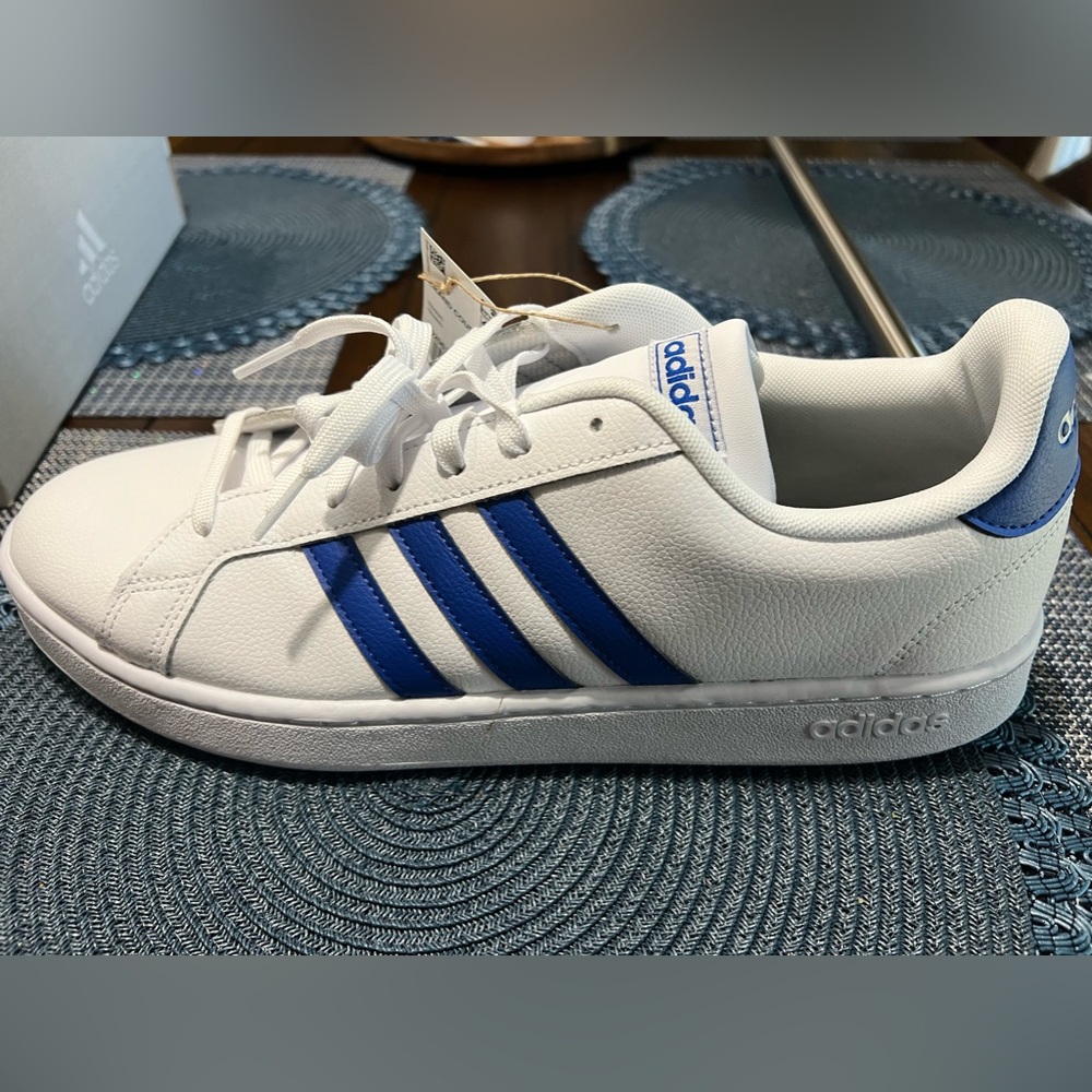Leather Adidas Grand Court shoes